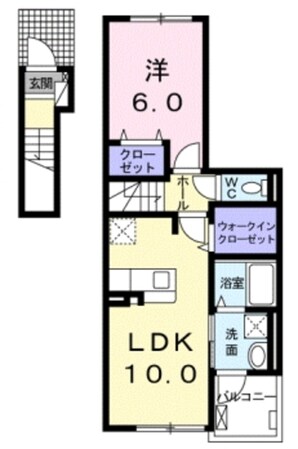 ルミエールⅢの物件間取画像